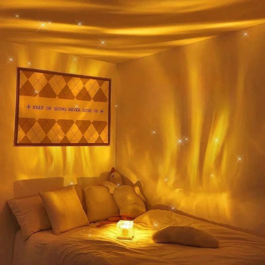 Transform Your Space with the LED Water Ripple Ambient Night Light!