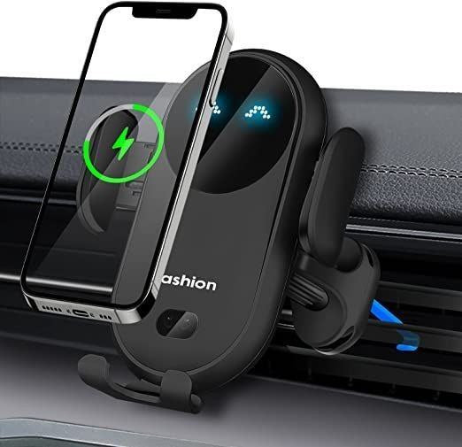 Revolutionize Your Driving Experience with the Infrared Induction Car Wireless Charger Phone Holder!